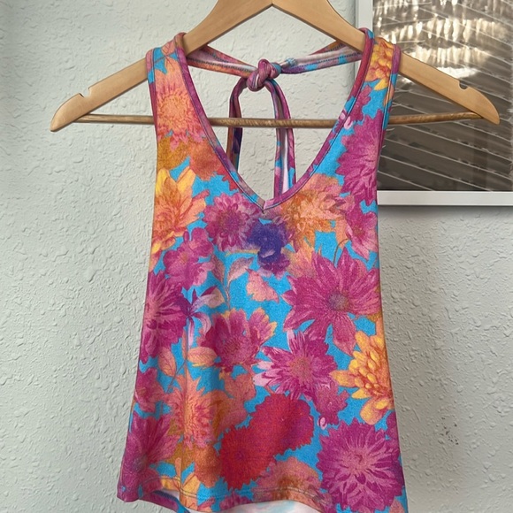 bp Tops - BP Floral Halter Top NWT